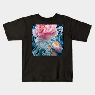 Flowing Flowers 46 Kids T-Shirt